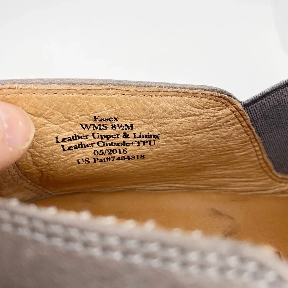 Gentle Souls Essex Leather Slip On Loafer Shoes Shootie Womens 8.5M‎ Taupe